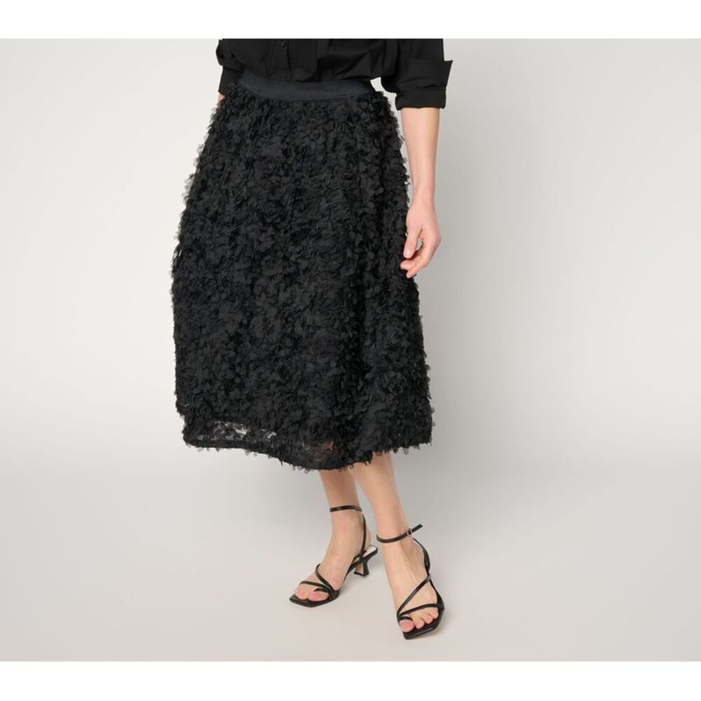 Mally Roncal Women's Skirt Sz S Make Your Selection: Rosebud Black